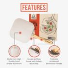 Alternate image 1 for Chef Pomodoro Aluminum Metal Pizza Peel with Foldable Wood Handle for Easy Storage 12-Inch x 14-Inch, Gourmet Luxury Pizza Paddle for Baking Homemade Pizza Bread