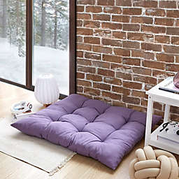Rainha - Puffy Tufted Floor Pillow - Purple Dusk