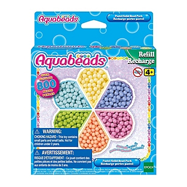 Aquabeads Pastel Solid Bead Refill Set. View a larger version of this product image.