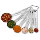Alternate image 0 for Last Confection Stainless Steel Measuring Spoons, Set of 6 for Dry Spices and Liquid Cooking & Baking Ingredients