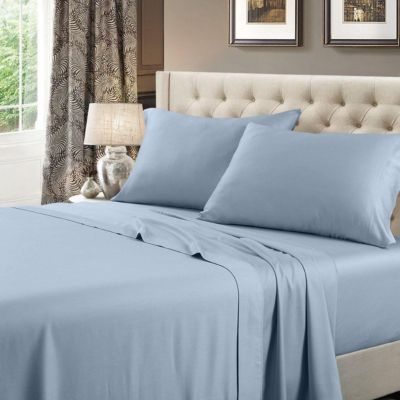 Details about   Fabulous Bedding Items Sky Blue Solid Deep Pocket Egyptian Cotton All US Size 