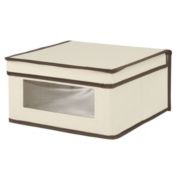 mDesign Fabric Closet Storage Organizer Box - Medium