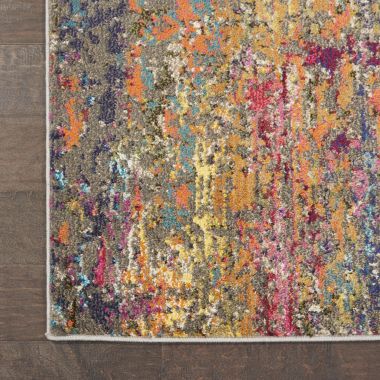 Nourison Celestial 2'X6' (6' Runner) Sunset Area Rug Colorful Contemporary Abstract by Nourison. View a larger version of this product image.