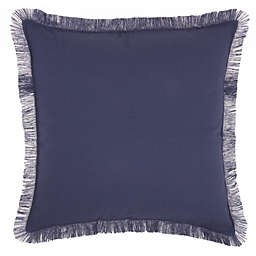 HomeRoots Home Decor. Solid Navy Contemporary Throw Pillow.