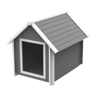 New Age Pet ECOFLEX Bunkhouse Dog House - Large - Gray. View a larger version of this product image.