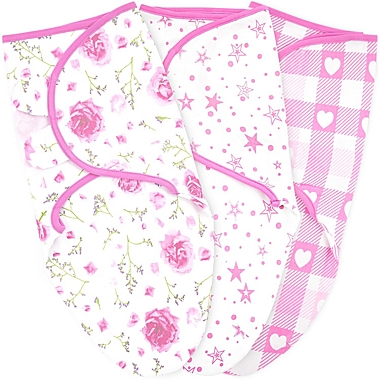 Bublo Baby Swaddle Blanket Boy Girl, 3 Pack Small-Medium Size Newborn Swaddles 0-3 Month, Infant Adjustable Swaddling Sleep Sack. View a larger version of this product image.