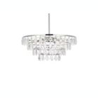 Alternate image 2 for Elegant Lighting Ella 24 inch pendant in chrome