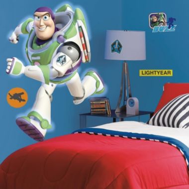 Roommates Decor Toy Story Buzz Giant Peel And Stick Wall Decal. View a larger version of this product image.