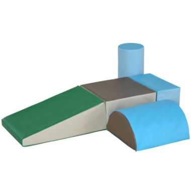 Soozier 5 Piece Climb and Crawl Activity Play Set Soft Secure Foam Playset for Toddler Preschooler Indoor Play Equipment Baby Learning Toys Multicolor. View a larger version of this product image.