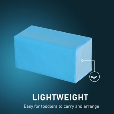 Soozier 5 Piece Climb and Crawl Activity Play Set Soft Secure Foam Playset for Toddler Preschooler Indoor Play Equipment Baby Learning Toys Multicolor. View a larger version of this product image.