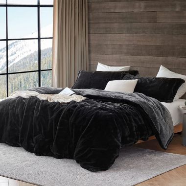 Byourbed Chunky Bunny Coma Inducer Oversized Comforter - King - Rabbit Black. View a larger version of this product image.