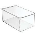 Alternate image 0 for mDesign Plastic Stackable Closet Storage Bin Box with Lid - Clear