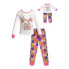 Alternate image 0 for Dollie & Me Girls 2-Piece Pajama Set with Doll Outfit