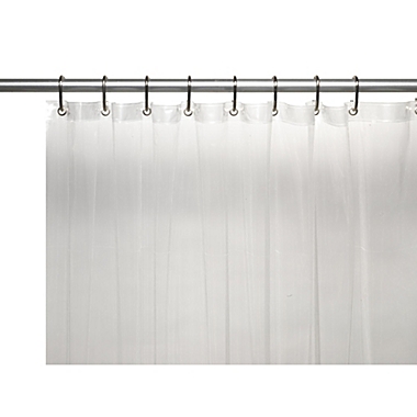 Carnation Home Fashions Hotel Collection, 8 Gauge Vinyl Shower Curtain Liner with Weighted Magnets and Metal Grommets - Super Clear 72" x 72". View a larger version of this product image.