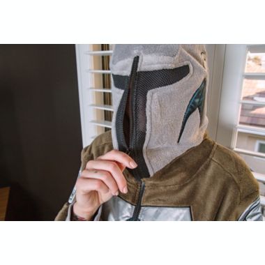 Star Wars  The Mandalorian, Bounty Hunter Din Djarin Unisex Onesie For Adults. View a larger version of this product image.