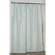 Carnation Home Fashions Standard-Sized Polyester Fabric Shower Curtain Liner - Spa Blue 70" x 72"