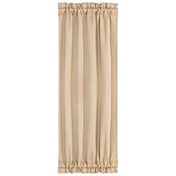 Unique Bargains Classic Blackout French Door Curtain Panel, Blackout Door Curtain Solid Drapery with Tiebacks, 1 Panel Khaki W25