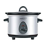 Brentwood 1.5 Quart Slow Cooker in Stainless Steel with 3 Settings
