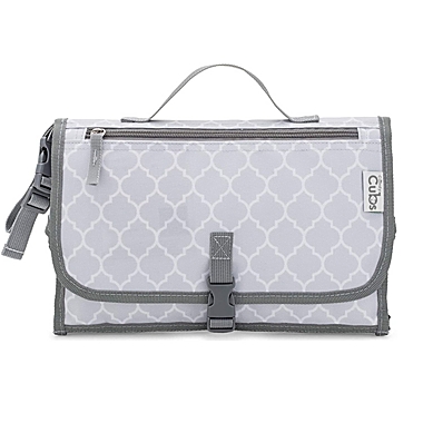 Baby Portable Changing Pad, Diaper Bag, Travel Mat Station by Comfy Cubs (Solid Grey, Large). View a larger version of this product image.