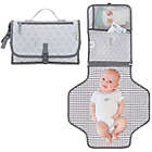 Alternate image 3 for Baby Portable Changing Pad, Diaper Bag, Travel Mat Station by Comfy Cubs (Solid Grey, Large)