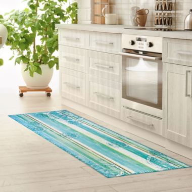 Homefires Decorative Indoor/Outdoor Accent Rug Ocean Floor - 21" X 54". View a larger version of this product image.