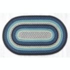 Alternate image 0 for Earth Rugs C-312 Blueberry / Cream Oval Braided Rug 27 x 45 inch