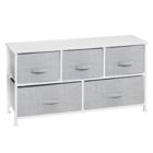 Alternate image 0 for mDesign Fabric 5-Drawer Closet Storage Organizer Furniture Unit