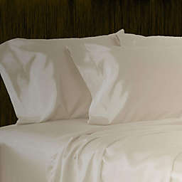 SHOPBEDDING Luxury Satin Pillowcase, Ivory Standard, Open End Pillow Cover