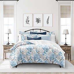 6ix Tailors Fine Linens Reef Blue Comforter Set