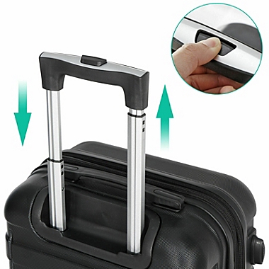Kitcheniva Hardside Spinner Suitcase Luggage with Wheels 21Inch. View a larger version of this product image.