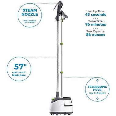 Steamfast Canister Fabric Steamer. View a larger version of this product image.