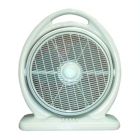 Alternate image 0 for Sunpentown Heavy Duty 3-Speed Quiet Portable 14" Box Fan with Carry Handle, Light Olive Green