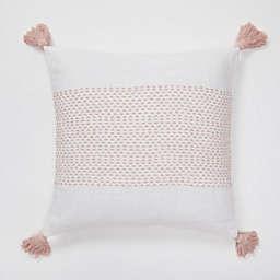 Dormify Woven Tassel Throw Pillow 18