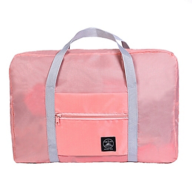 Kitcheniva  PInk  1 pack  Foldable Travel Luggage Carry-on Shoulder Duffle Bag. View a larger version of this product image.