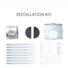 Alternate image 3 for Geht Appliances 36 inch Stainless Steel Island Mount Range Hood 900CFM Tempered Glass