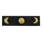 Alternate image 0 for Cheungs Kalends Gold Decorative Wall Mounted Moon Phase Hook Coat Hanger -  3 Hooks