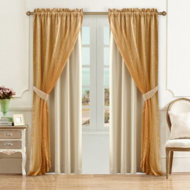 Lyndale Décor Cambridge Room Darkening Curtain. View a larger version of this product image.