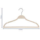 Alternate image 1 for Elama Home 20 Piece Biodegradable Coat Hangers in Wheat