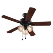 Harbor Breeze 42 inch Lansing Bronze Indoor Ceiling Fan with Light