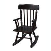 Gift Mark Home Kids Children Resting Colonial Rocking Chair Espresso