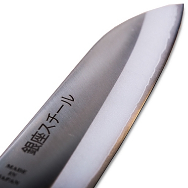 Made in Japan   Yamato 165 by Ginza Steel - Santoku Knife 165mm Blade. View a larger version of this product image.