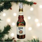 Alternate image 1 for Old World Christmas Blown Glass Christmas Ornament, Holiday Miller Lite Bottle