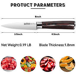 Infinity Merch Peeling Knife Stainless Steel Professional Kitchen Silver