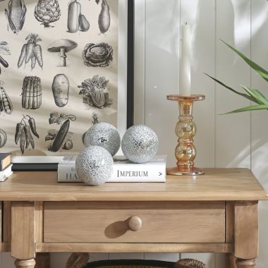 EAST CREEK Decorative Orbs Set Of 5 Glass Mosaic Sphere Balls Diameter 3.3" For Bowls, Vases. View a larger version of this product image.