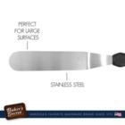 Alternate image 3 for Baker's Secret Icing Spatula 10" Stainless steel, Durable, Cake Decoration Supply, Baking Essentials, Gray
