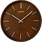 Alternate image 0 for Seiko 13" Maddox Wooden Wall Clock, Brown