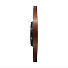 Alternate image 2 for Seiko 13" Maddox Wooden Wall Clock, Brown