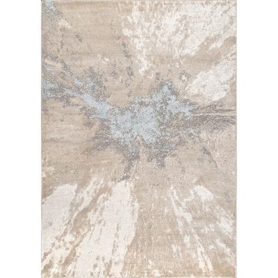 nuLOOM Contemporary Abstract Cyn Contemporary - Beige 2&#39; x 3&#39;