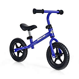 Slickblue Kids No Pedal Balance Bike with Adjustable Handlebar and Seat-Blue
