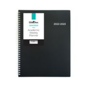 WallDeca 2022-2023 Academic Planner - Annual Weekly & Monthly Planner, July 2022 - Dec 2023, 8.5" x 11" Full Paper Size, Flexible Cover, Notes Pages, Twin-Wire Binding (USA 8.5x11")